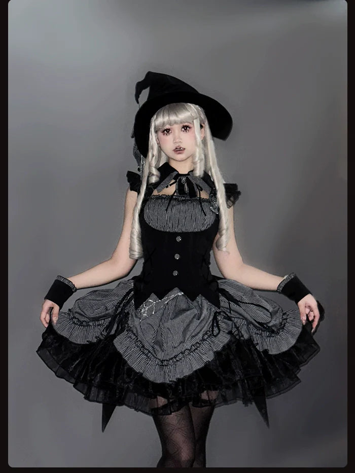 Alice Girl~Lolita Potion~Gothic Lolita JSK Halloween Sleeveless Lolita Dress