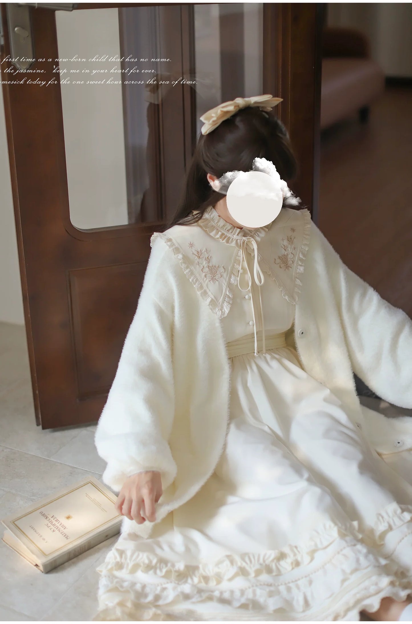 HuTaoMuJK~Wind Kiss Tulip~Classic Lolita OP Elegant Lolita Cardigan