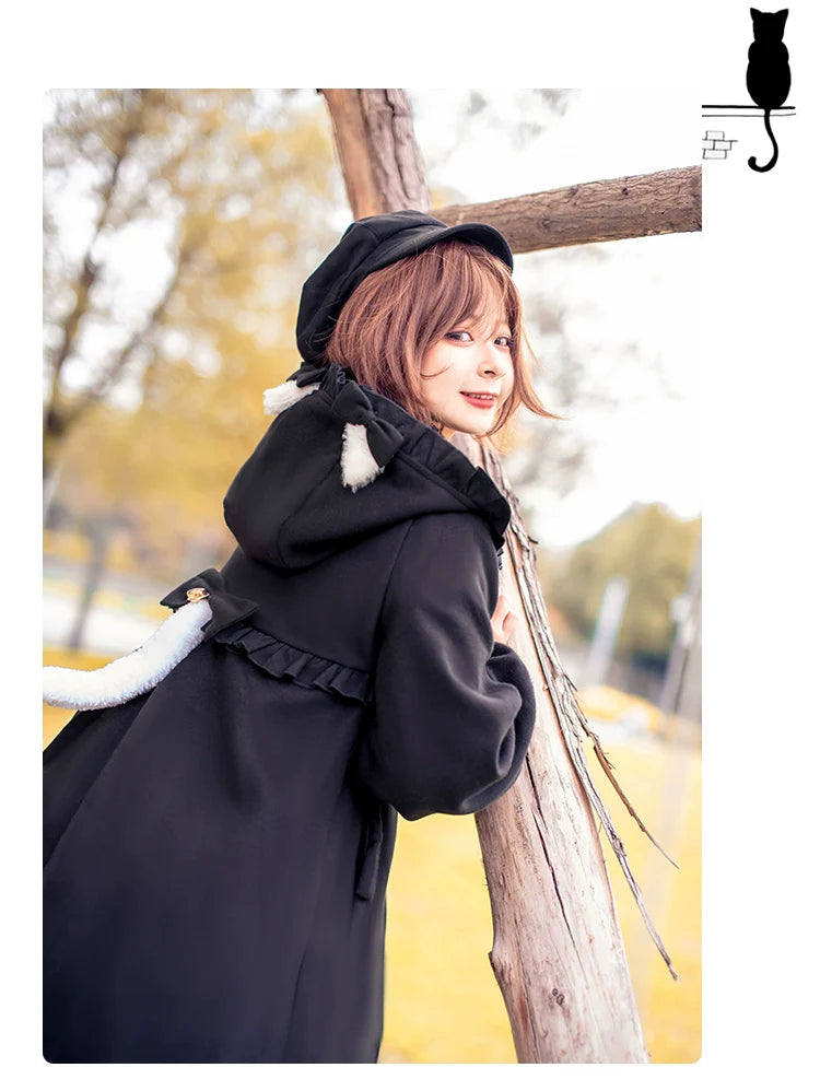 Fairy Cat~Sweet Lolita Coat Autumn and Winter Lolita Outwear