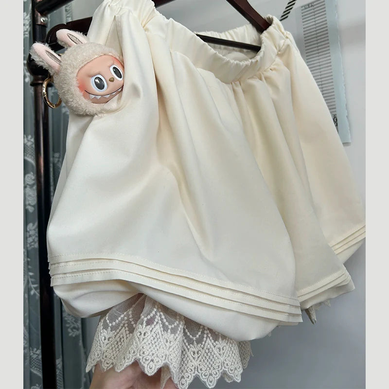 LizBird~Reincarnated Clock~Vintage Lolita OP Dress Set Lolita Bloomers