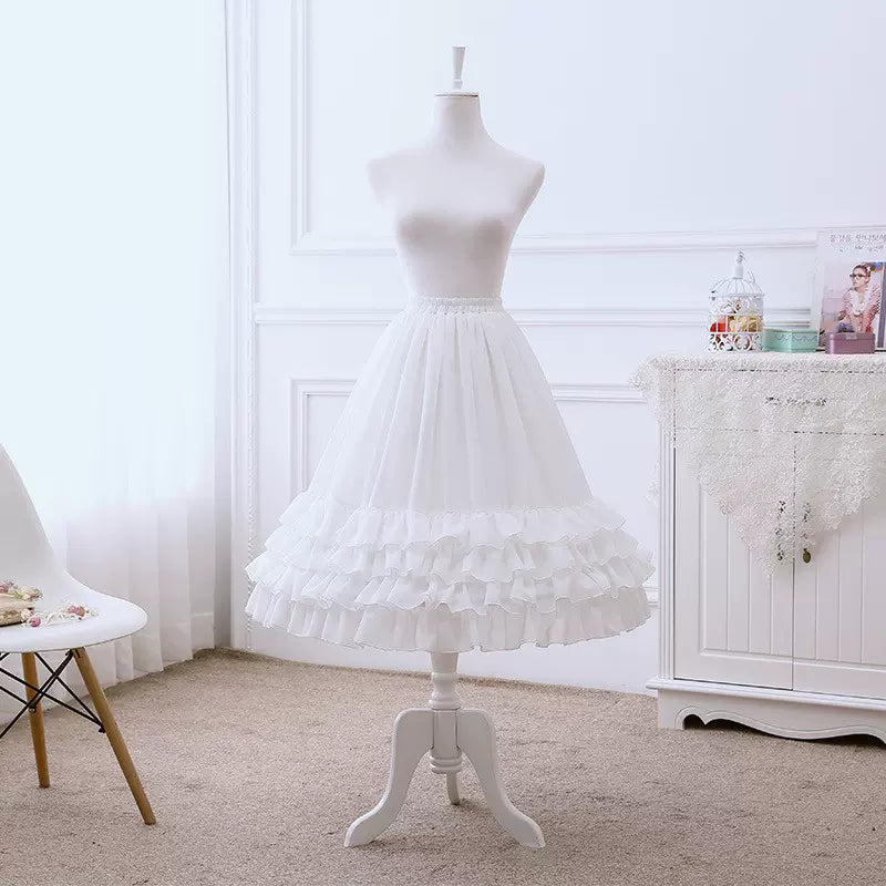 Your Princess~Lolita Fashion Cosplay Fishbone Adjustable Petticoat