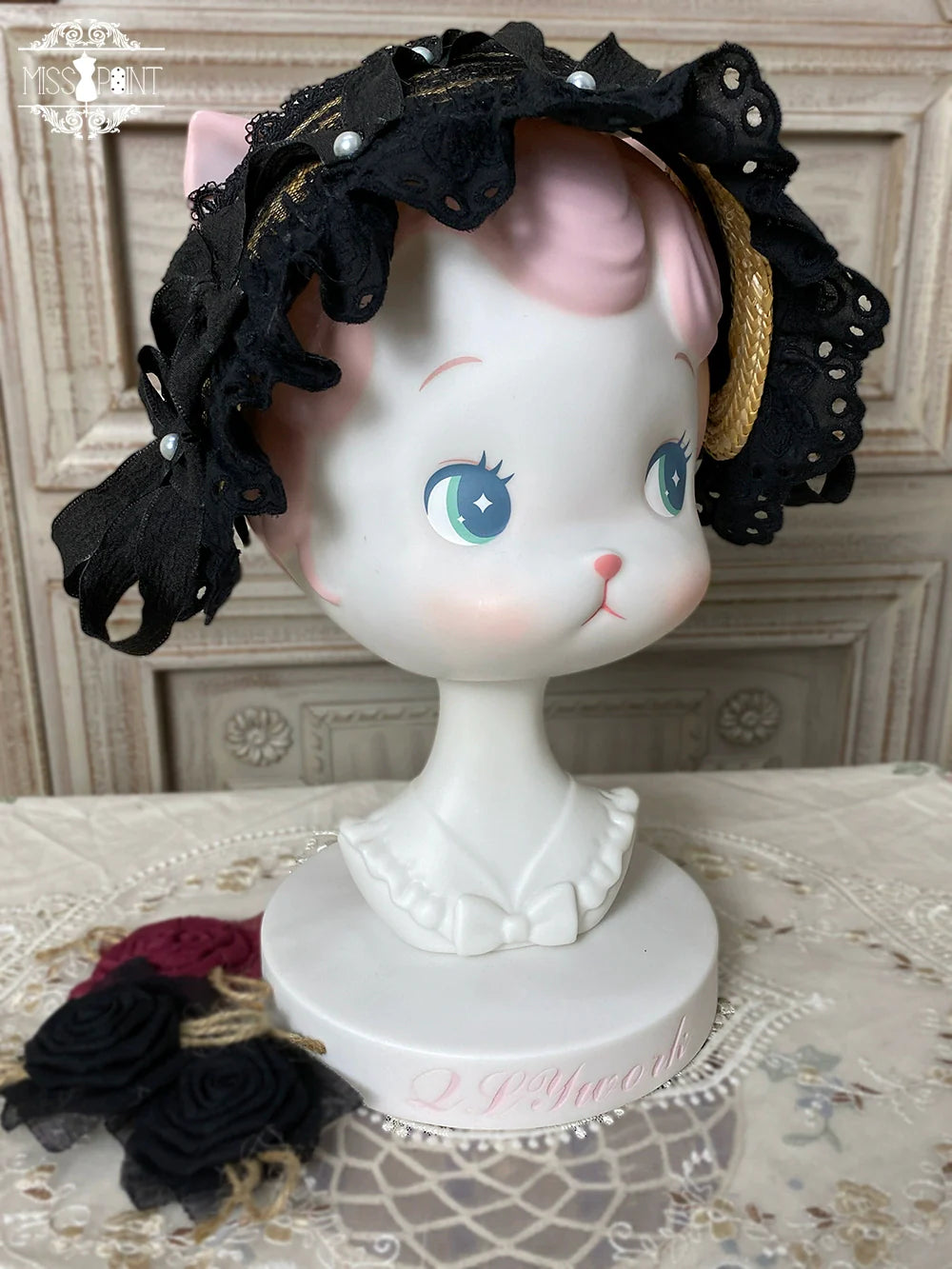 Miss Point~Sweet Lolita Accessories KC Hair Clip Brooch Waistband Cuffs