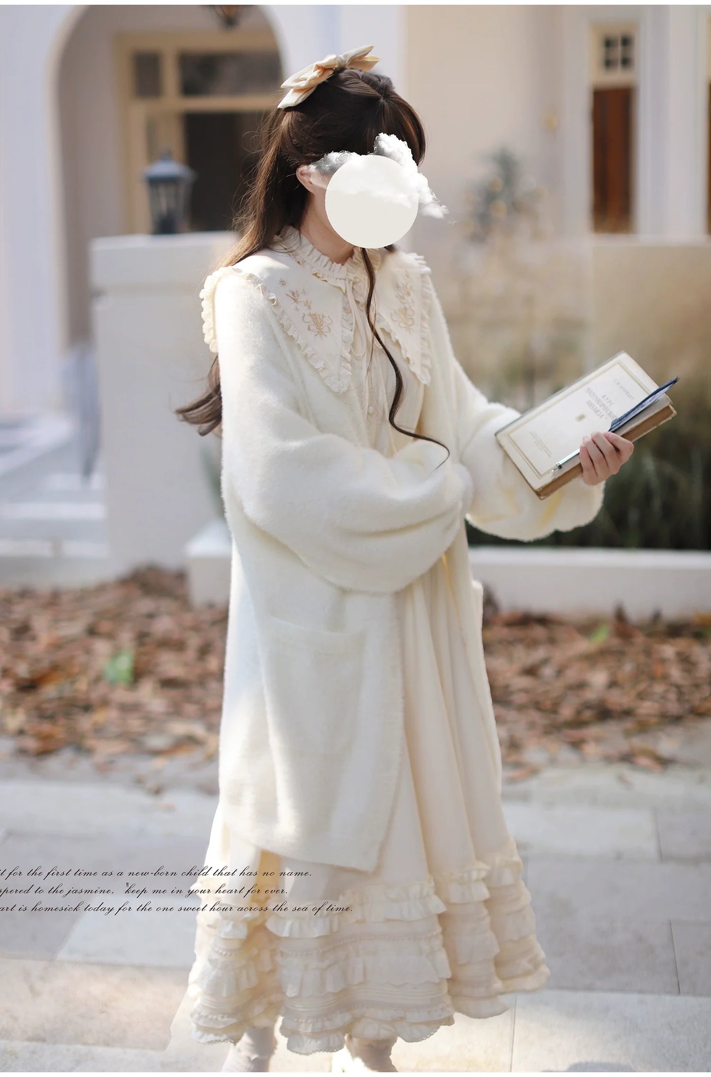 HuTaoMuJK~Wind Kiss Tulip~Classic Lolita OP Elegant Lolita Cardigan