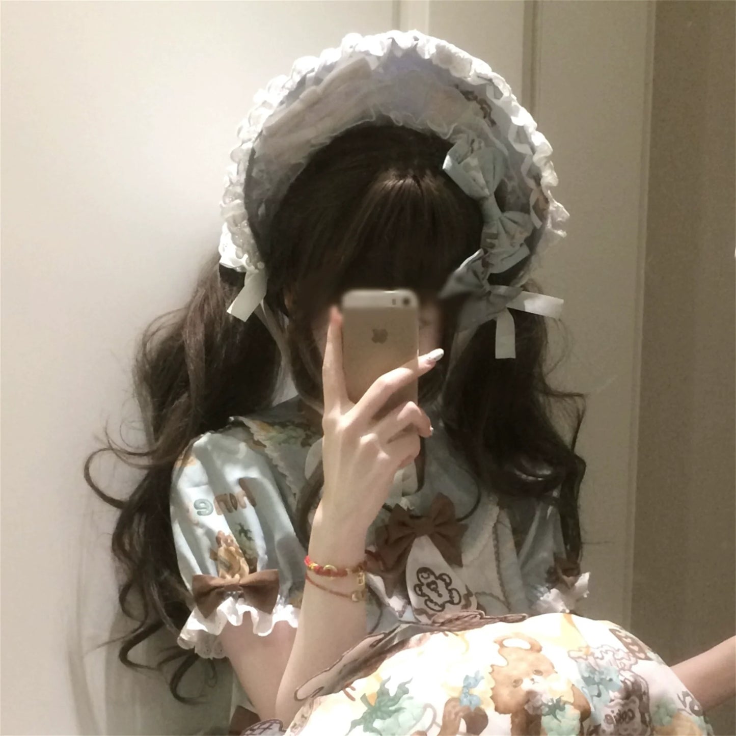 Babyblue~Bear Honey~Sweet Lolita Accessory Gingerbread Man Design