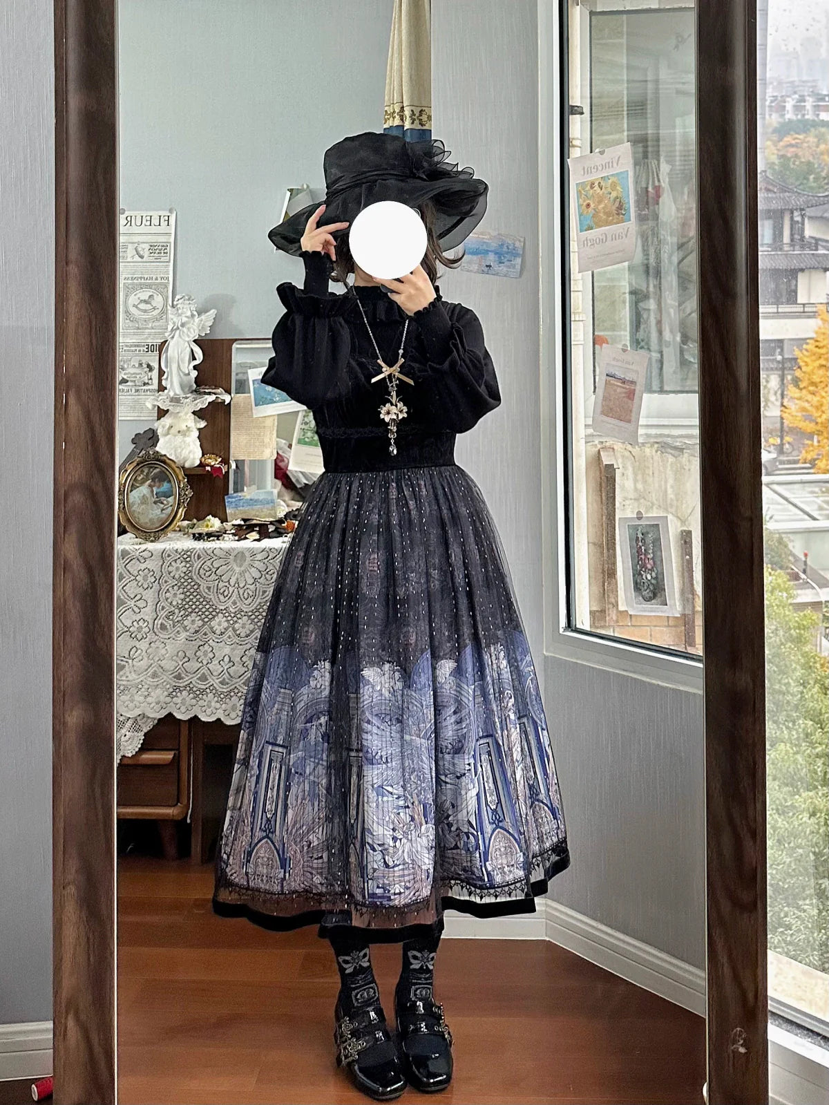 Forest Fluorescent Carps~Sweet Lolita Sweater Autumn and Winter Lolita Inner Wear