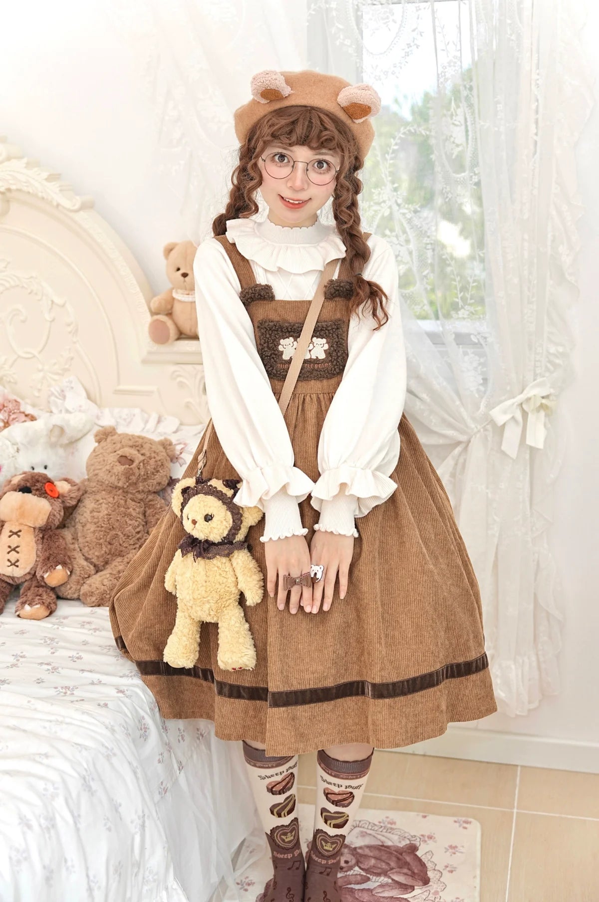Forest Fluorescent Carps~Sweet Lolita Sweater Autumn and Winter Lolita Inner Wear