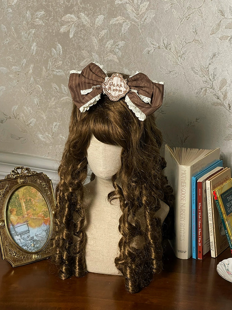 Alice Girl~Sea Salt Fairytale~Sweet Lolita Headdress Built-in Wire BNT and Bow KC