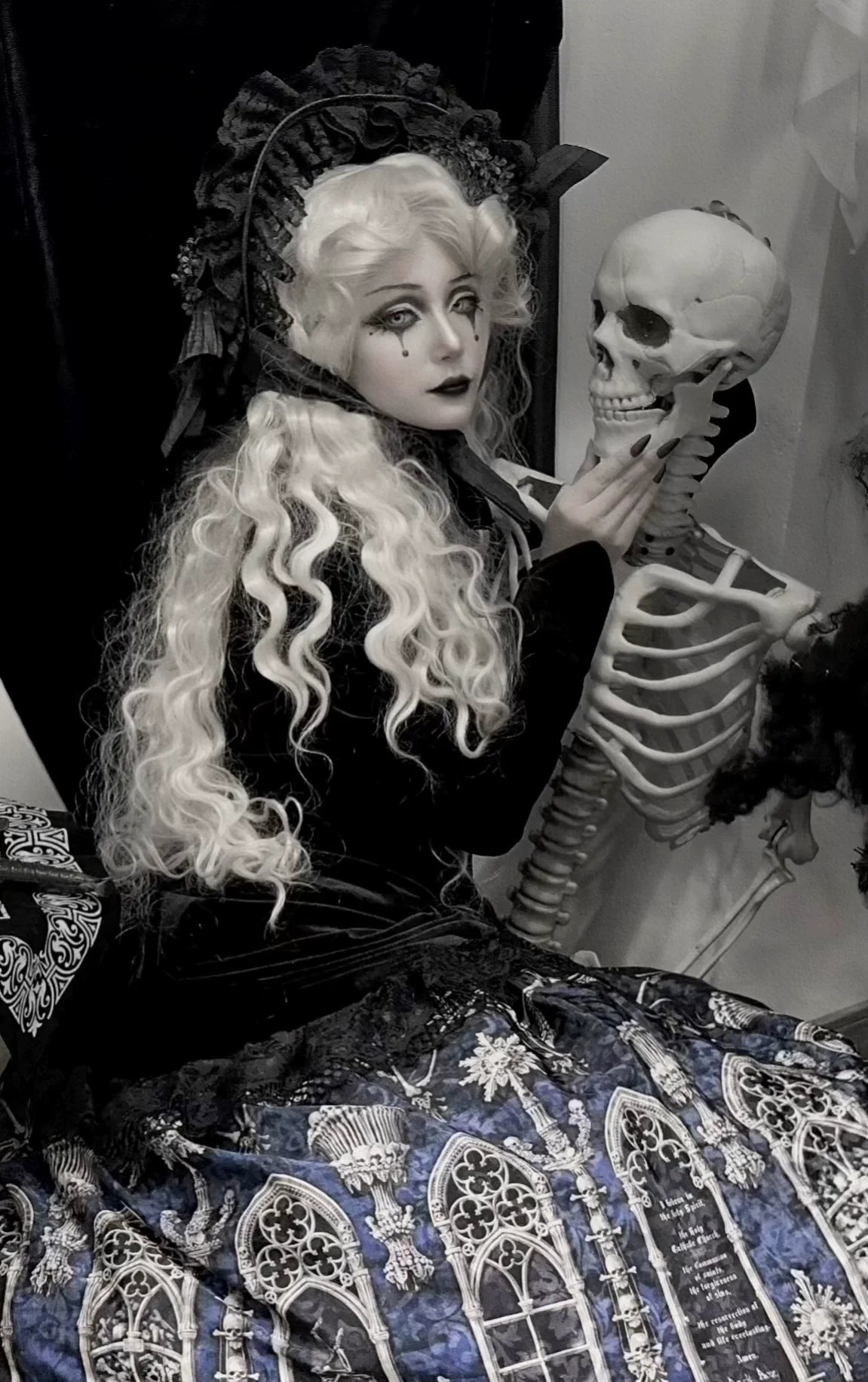 Honey Princess~Handmade Gothic Lolita BNT Halloween Lolita Hat