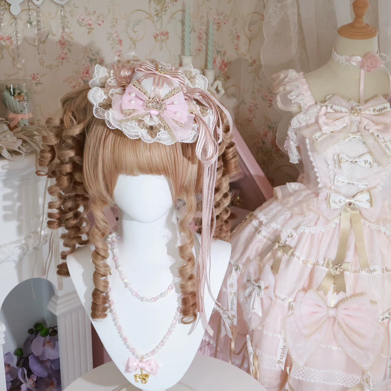 Cheese Cat~Sweet Lolita Cake Top Hat Handmade Lolita Accessory