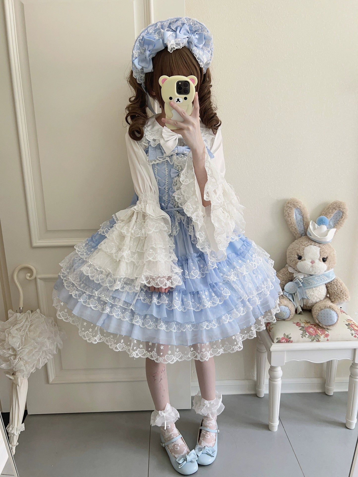 Sugar Girl~Love Overture~Sweet Lolita JSK Suit Tiered Ruffles Dress
