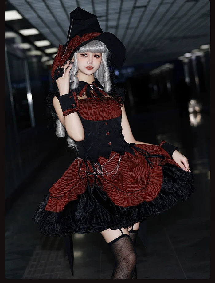 Alice Girl~Lolita Potion~Gothic Lolita Accessory Spider Web Lolita Waist Chain