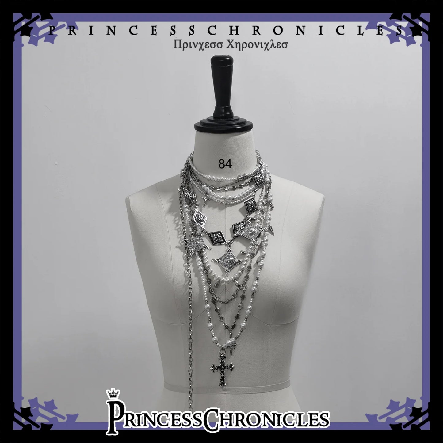 Princess Chronicles~Divine Covenant~Ouji Lolita Accessory Set Necklace and Bracelet