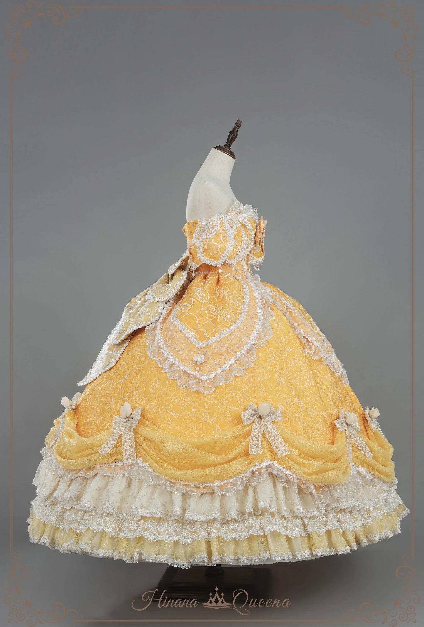 Hinana Queena~With Belle~Bridal Wedding Lolita OP Dress Available for Custom Size