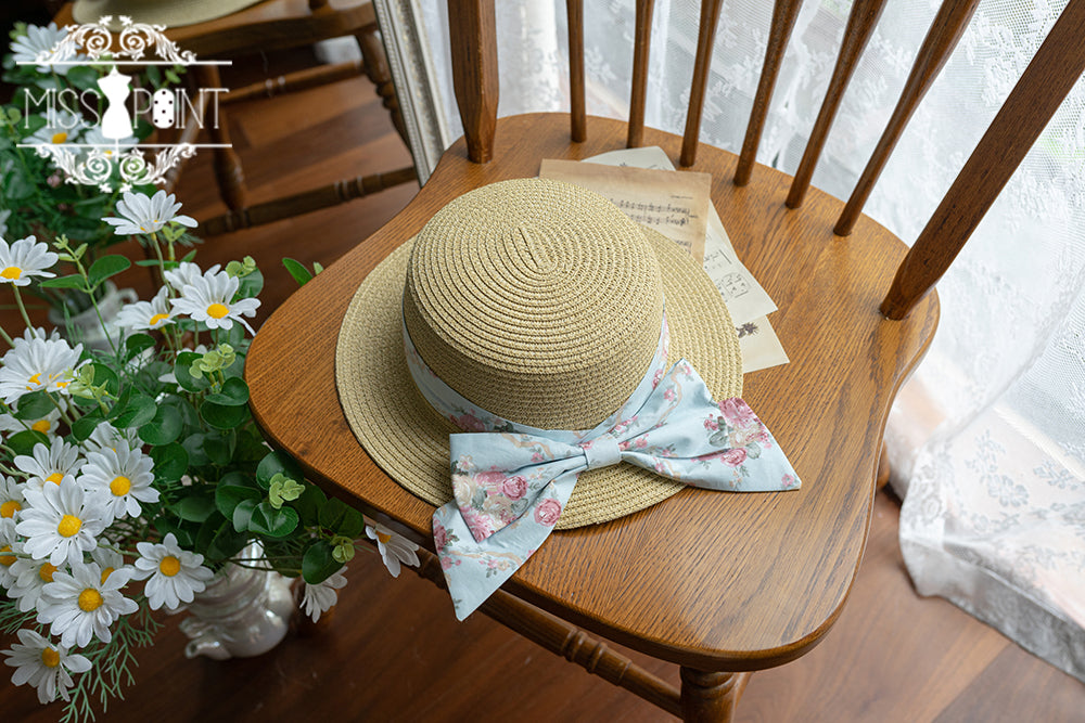 (Buyforme)Miss Point~Happy Summer Cute Lolita Hairdband Straw Hat