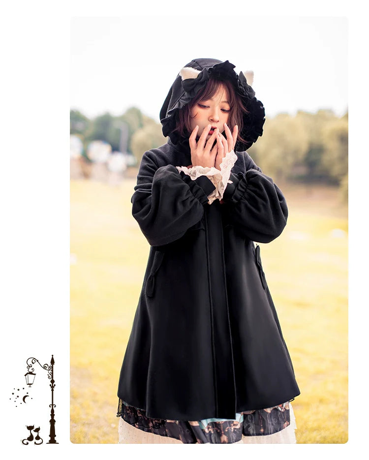 Fairy Cat~Sweet Lolita Coat Autumn and Winter Lolita Outwear
