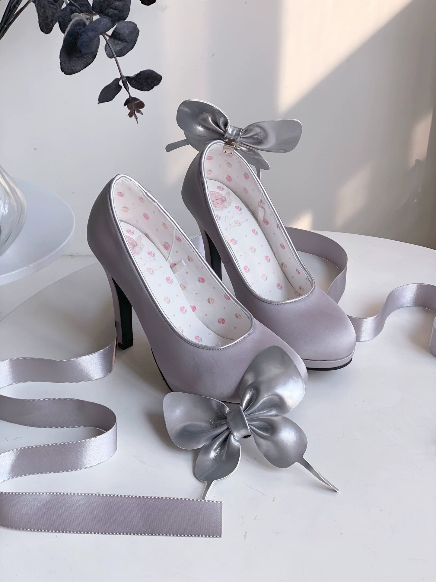 Pure Tea For Dream~Butterfly Specimen~Ballet Style Lolita Shoes Elegant Platform Lolita Heels