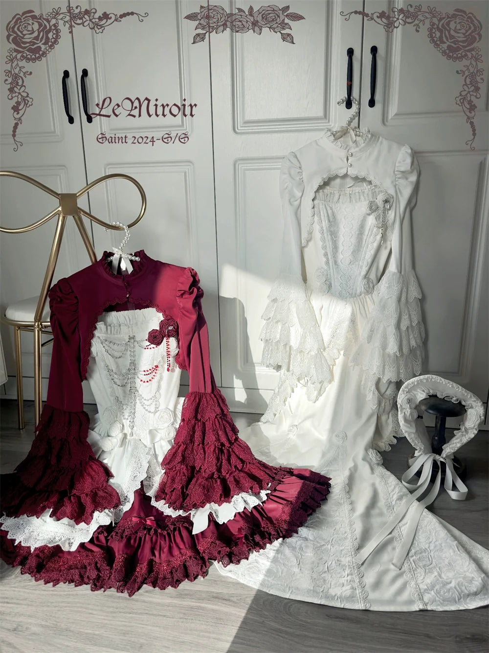 LeMiroir~Saint~Gothic Lolita Bolero Skirt Mermaid Dress Corset