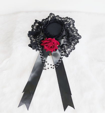 Day Dream~Gothic Lolita Top Hat Lolita Tea Party Halloween Hair Accessory
