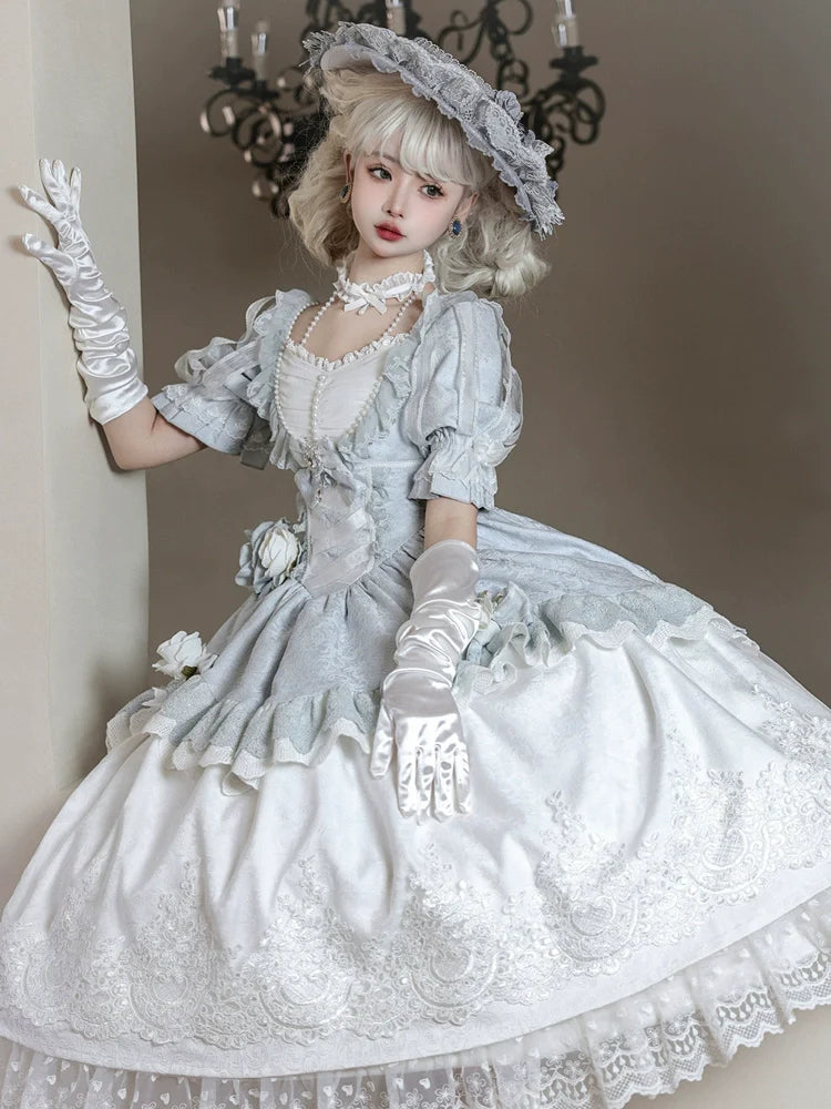 Rose Island~Fairytale Dance~Princess Lolita OP Halter Neckline Dress