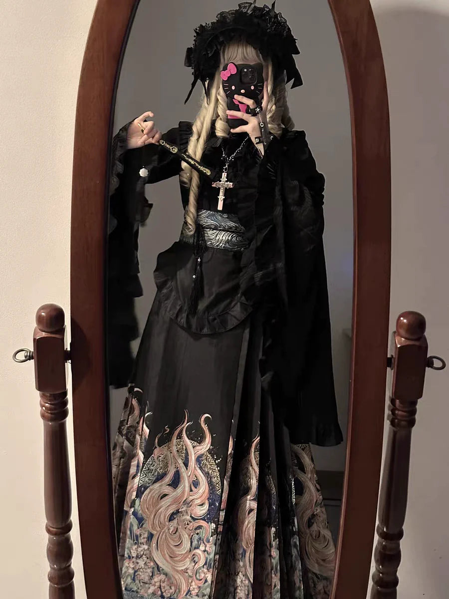 Honey Princess~Handmade Gothic Lolita BNT Halloween Lolita Hat