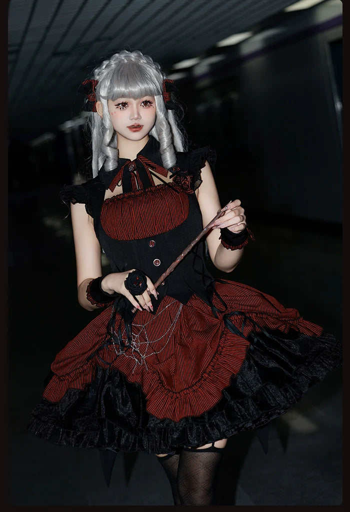 Alice Girl~Lolita Potion~Gothic Lolita Accessory Spider Web Lolita Waist Chain