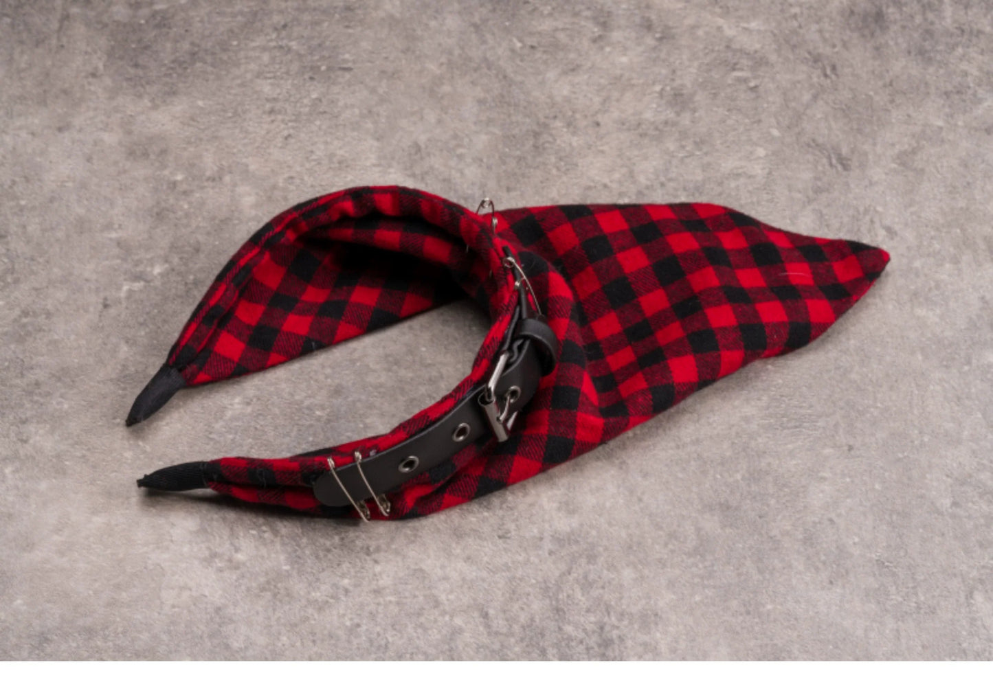 Strange Sugar~Gothic Lolita KC Red and Black Triangular Scarf Headdress