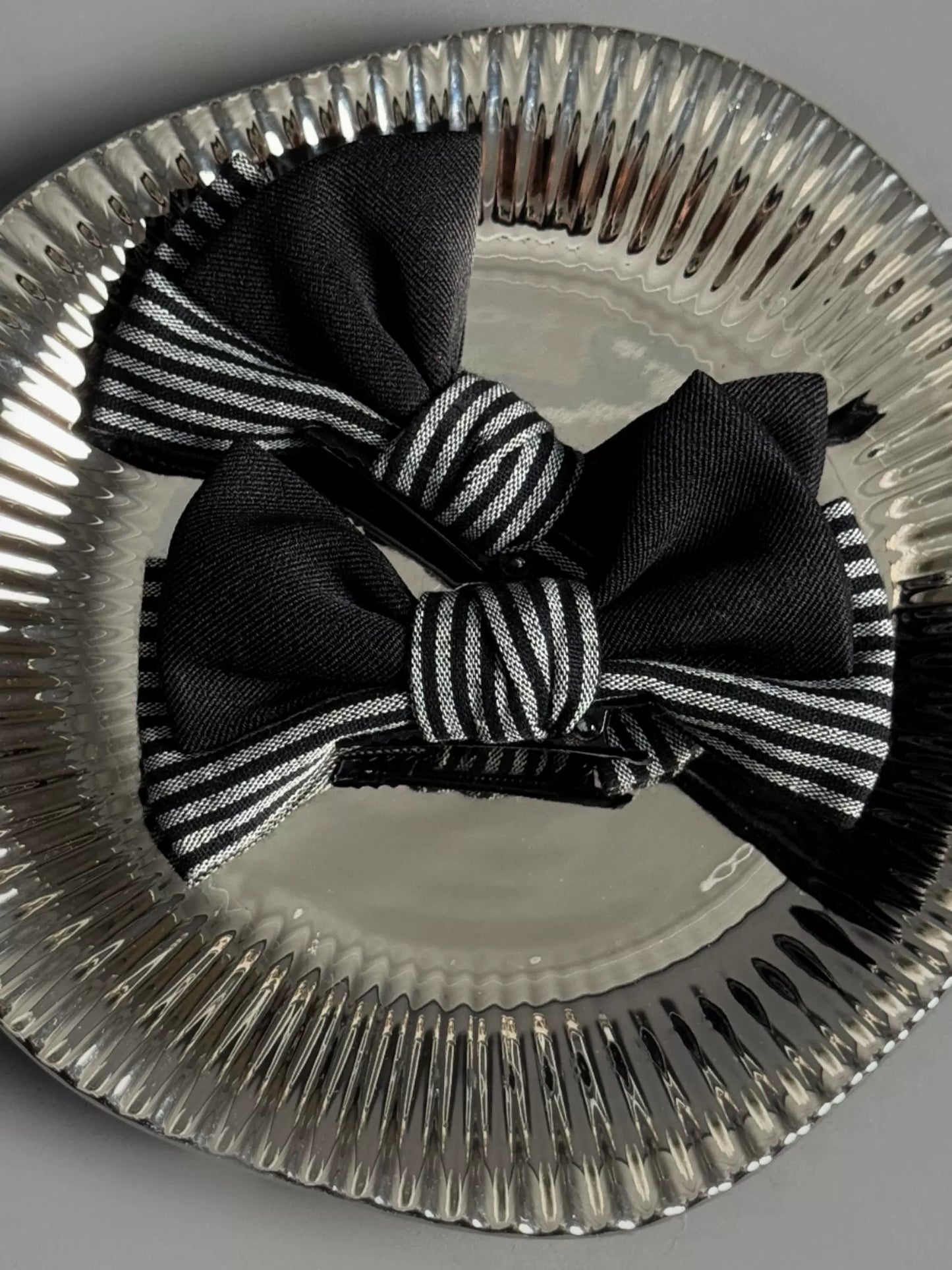 Alice Girl~Lolita Potion~Gothic Lolita Witch Hat and Striped Side Clips
