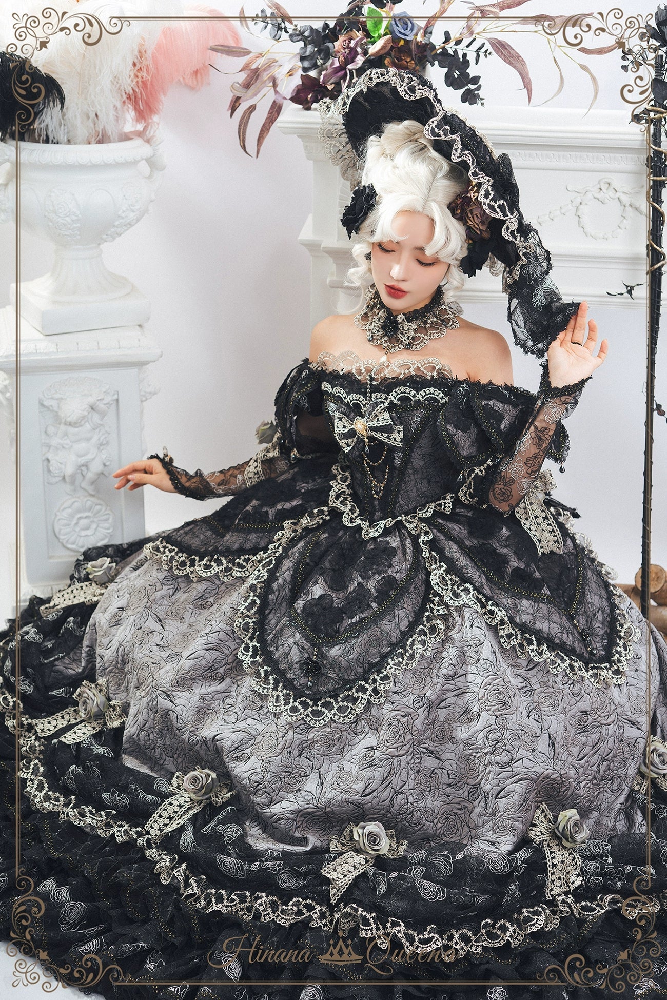 Hinana Queena~With Belle~Bridal Wedding Lolita OP Dress Available for Custom Size