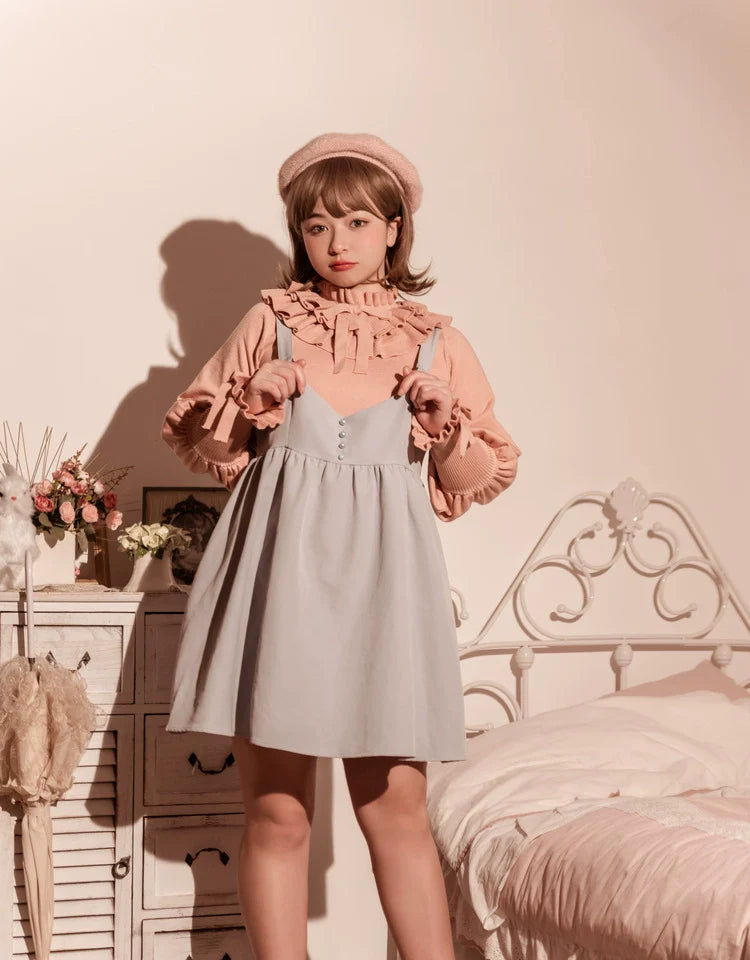 Miaoplus~Sweet Lolita Knit Sweater Long Sleeve Winter Lolita Top