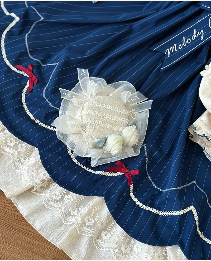 Buling Moon~Sweetheart Puppet~Retro Lolita OP Elegant Daily Lolita Dress