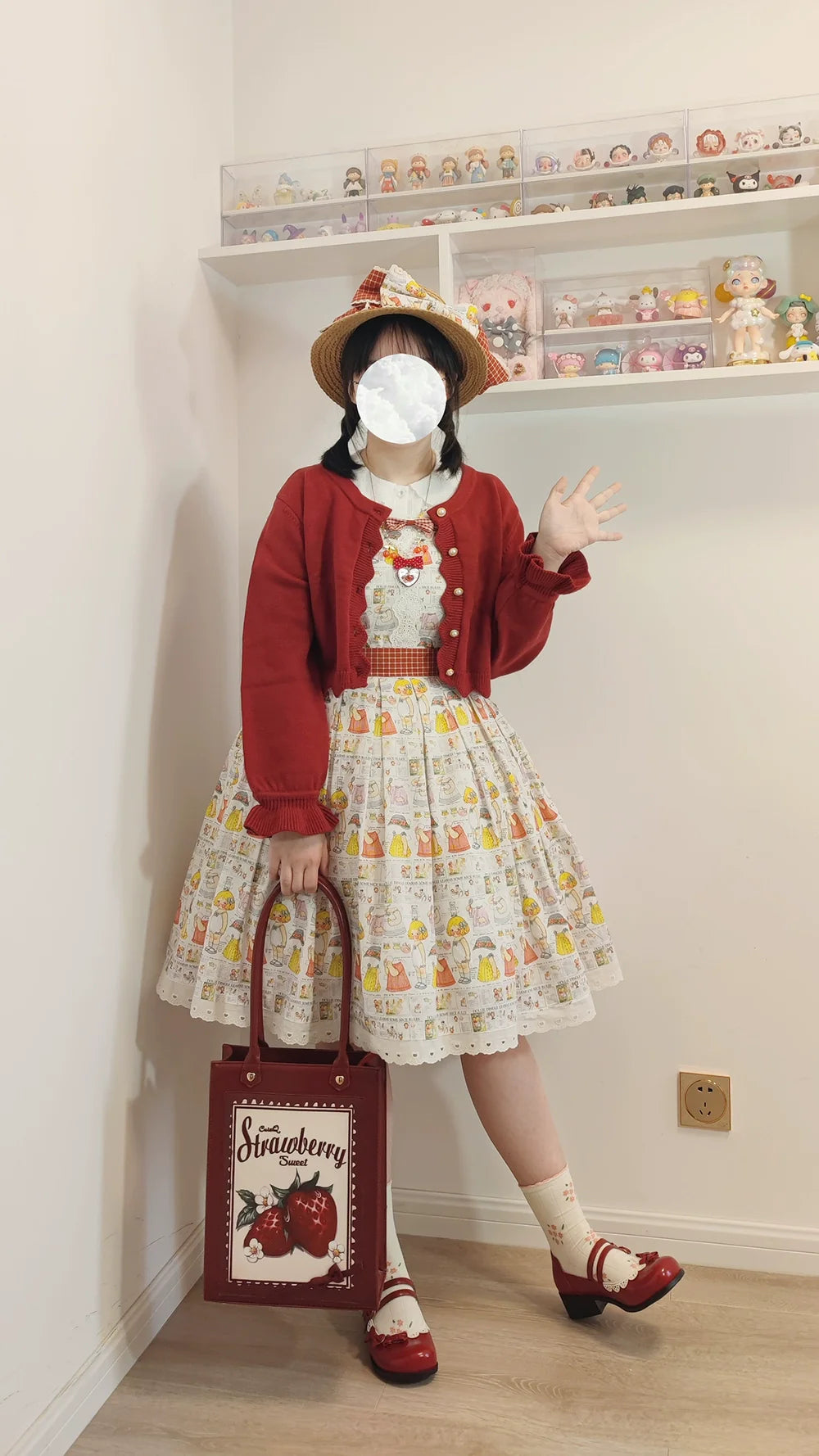 Miss Cube~Dress Up Dolls~Summer Kawaii Lolita JSK Dress Customized Size