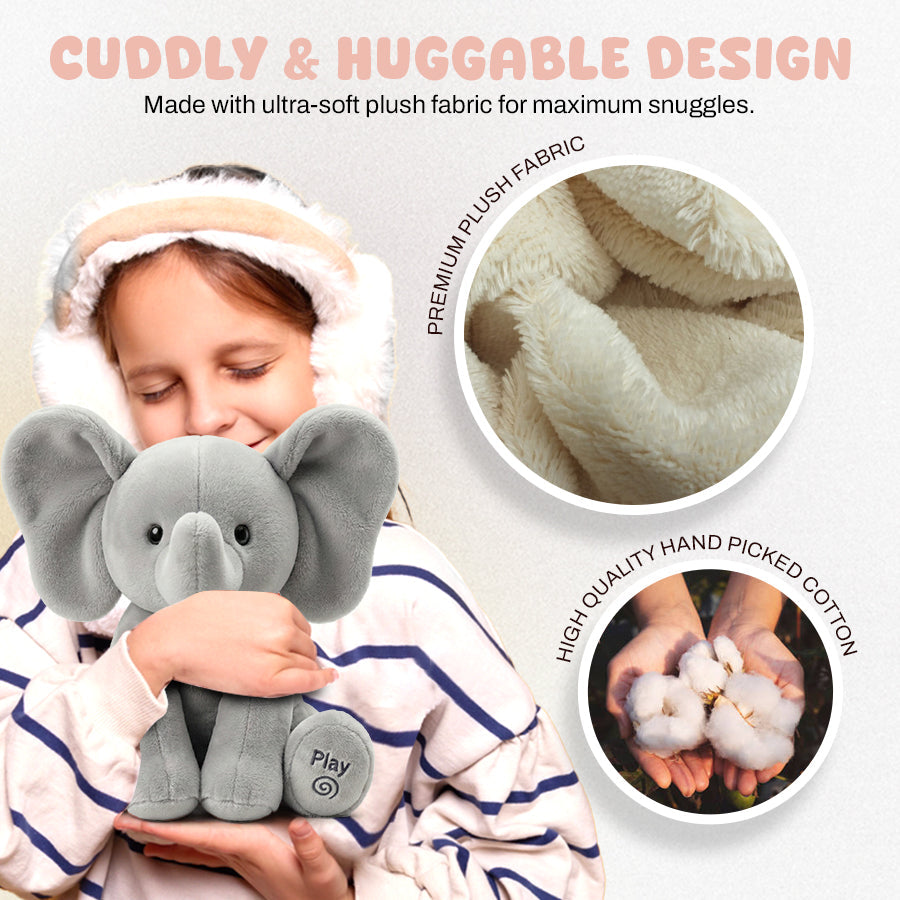 Tootie – Animated Singing Elephant Plush with Flapping Ears
