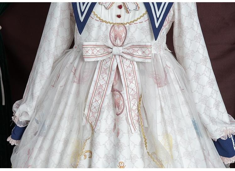 OCELOT~Classic Lolita OP Sailor Collar Elegant Lolita Dress