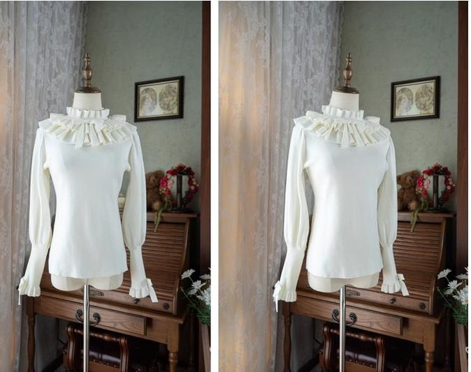 Miaoplus~Sweet Lolita Knit Sweater Long Sleeve Winter Lolita Top