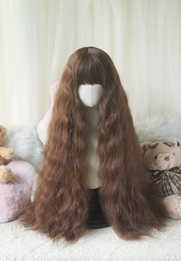 Imperial Tea~Sweet Lolita Wig 80cm Woolly Curls Wig