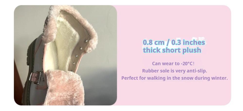 StarsCrwon~Sweet Lolita Shoes Winter Lolita Martin Boots