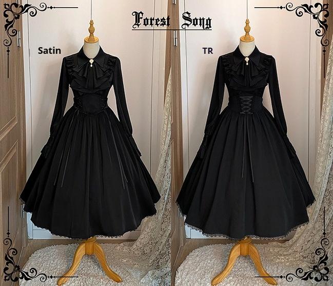 Forest Song~Astris~Classic Lolita SK Double-sided Wearing Fishbone Skirt