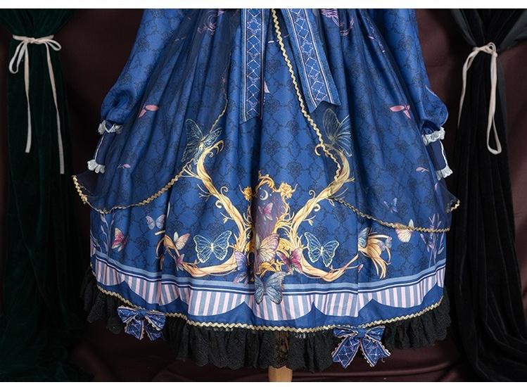 OCELOT~Classic Lolita OP Sailor Collar Elegant Lolita Dress