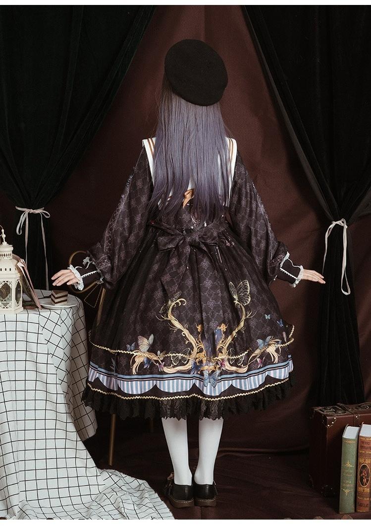 OCELOT~Classic Lolita OP Sailor Collar Elegant Lolita Dress