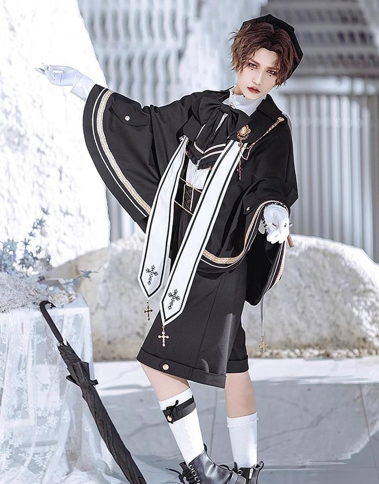 (BFM)Forest Fluorescent Carps~Choir~Ouji Lolita Shorts Set Prince outfit