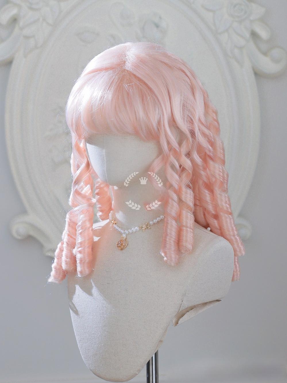 Mabuxi~Retro Lolita Wig Elegant Roman Curls Gorgeous Court Wigs