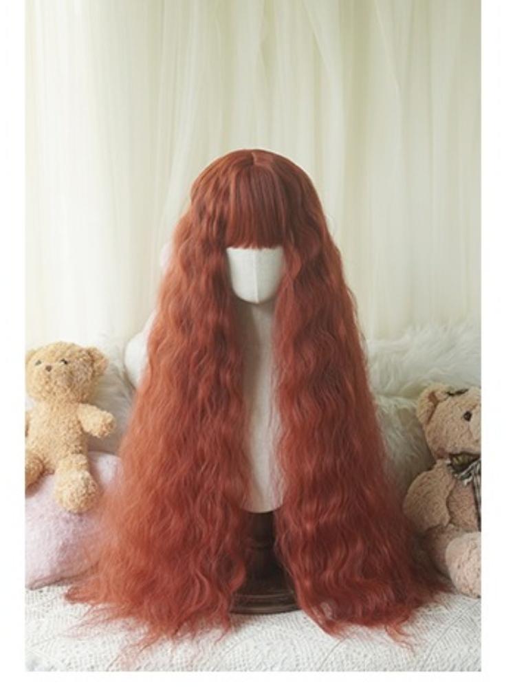 Imperial Tea~Sweet Lolita Wig 80cm Woolly Curls Wig